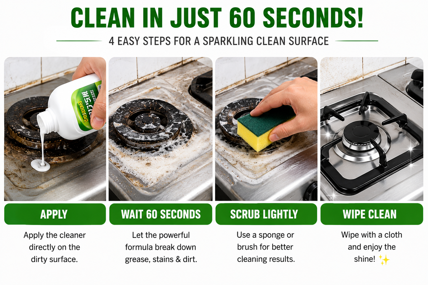 Powerful Multifunctional Cleaner, High-Performance Cleaning | 250 ml pack of 1