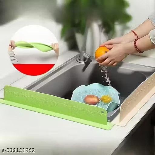 ✨ Kitchen Sink Splash Guard – 💧 Waterproof Splashback for Mess-Free Dish Washing